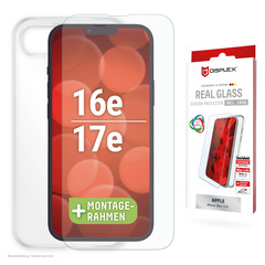 DISPLEX Real Glass + Case iPhone 16e/17e
