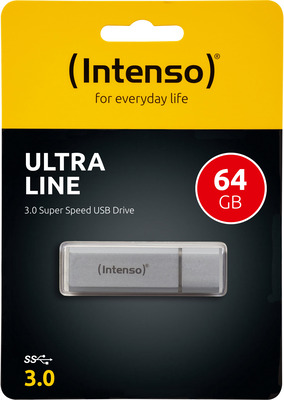 Intenso Speicherstick USB 3.0 Ultra Line 64GB Silber