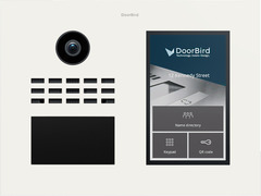 DoorBird D31TDH Video Türstation Edelstahl RAL 9016