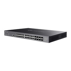 Omada 32-Port 10GE L2+ Managed Switch mit 24-Port PoE+