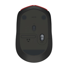Logitech M171 kabellose Maus, rot