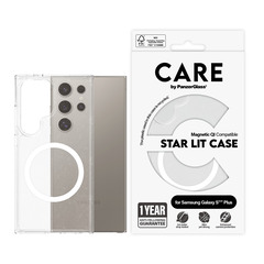 CARE Flagship Case Star Lit w. White QI Galaxy S25 Ultra