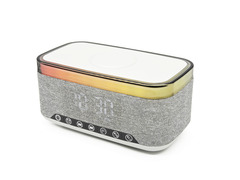 Denver CRQ-22 FM-Radiowecker mit BT und kabellosem Laden