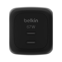 Belkin 67W Dual USB-C Ladegerät Power Delivery und PPS, black