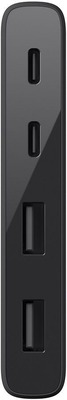 Belkin 4-Port USB-C Travel Hub (2x USB A, 2x USB C), schwarz