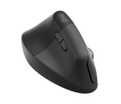 Logitech Lift Vertical Ergo L Maus for Business, grau-schwarz