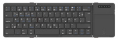 C&T Foldable Bluetooth Keyboard with Number Pad, Black