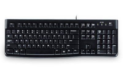 Logitech Keyboard K120 for Business USB, schwarz