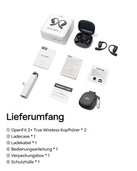 Shokz OpenFit 2+ Black + Case