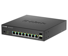 D-Link DMS-1250-10SPL/E-10-Port PoE M-Gigabit Smart Mngd Switc