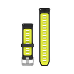 Garmin Schnellwechsel-Armband 20 mm Silikon Schwarz/Gelb