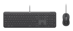 Logitech Wired Combo MK620 Business, QWERTY-Layout, graphit