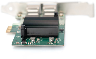 DIGITUS Dual Gigabit Ethernet PCI Express Karte, 2-Port 32-bit