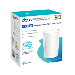 TP-Link Deco X3000-5G(1-pack) 5G AX3000 Mesh Wi-Fi 6 Router