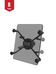 RAM Mounts X-Grip-Halteklammer für Tablets (7-8 Zoll), B-Kugel
