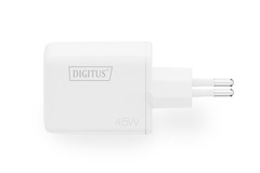 DIGITUS USB GaN Charger 45W, 1x USB-C, 1x USB-A