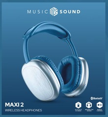 Cellularline Music & Sound Bluetooth Headphone MAXI 2 Blue