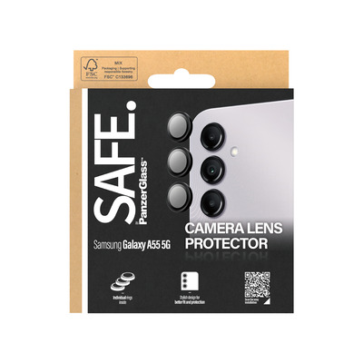 SAFE. by PG Camera Protector Samsung A55 5G, Black