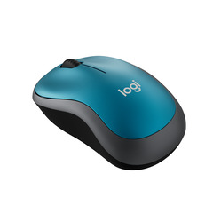 Logitech M185 kabellose Maus, blau