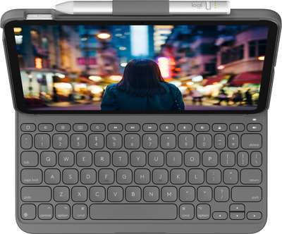 Logitech Slim Folio für iPad 10.9/ 11 (10.Gen./ A16), Grey