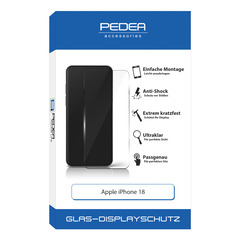 PEDEA Display-Schutzglas für Apple iPhone 18