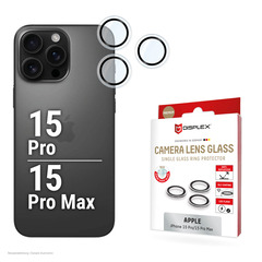 DISPLEX CamGlass Single iP 15 Pro/15 Pro Max