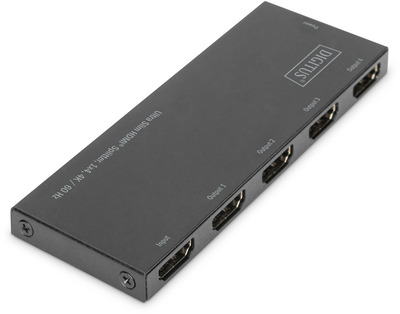 DIGITUS Ultra Slim HDMI Splitter 1x4 4K/60Hz Micro USB Power