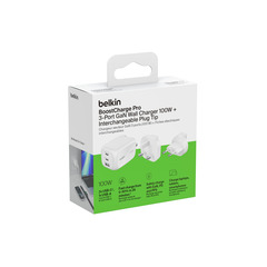Belkin BoostCharge Ladegerät mit austauschbaren Steckertipps