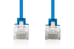 DIGITUS CAT 6 U-UTP Slim Patchkabel, 5 m, Blau, 10 Stück
