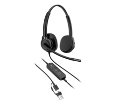 Poly Mission 425 Stereo USB Wired Headset (Bulk)