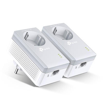 TP-Link TL-PA4010P KIT AV600 Passthrough Powerline Starter Kit