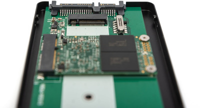 DIGITUS 2,5" SATA Festplattenadapter M.2 oder mSATA