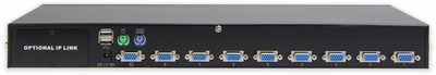 DIGITUS 8-fach USB-PS/2 Kombo-KVM Switch modular
