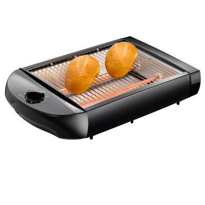 MELISSA 16140145 - Flachtoaster, 600W, schwarz