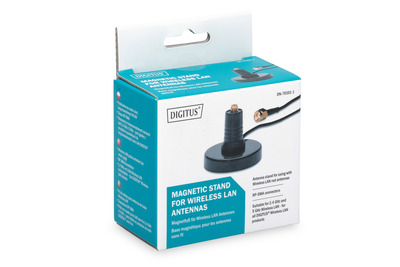 DIGITUS Wireless LAN Antennenfuß, magnetisch RP-SMA Anschluss