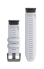 Garmin QuickFit-Armband (26 mm), Silikon Steinweiss/Schwarz
