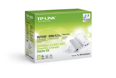 TP-Link TL-WPA4220 KIT AV600 Powerline WLAN 2er KIT (2x LAN)