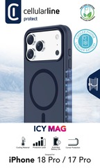 Cellularline ICY MAG Case iPhone 18 Pro Blue