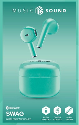 Cellularline SWAG Grün, Bluetooth, Kopfhörer, 20Stunde(n) Akkulaufzeit