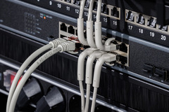 DIGITUS CAT 6A F-FTP abw. Patchkabel, CU, 3 m,  grau, 10 St.