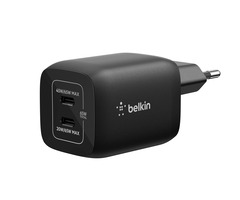 Belkin Gaming Dual USB-C Ladegerät , 65 Watt, GaN, schwarz
