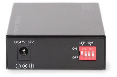 DIGITUS Gigabit PoE Medienkonverter, RJ45 / SFP, PSE