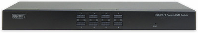 DIGITUS 8-fach USB-PS/2 Kombo-KVM Switch modular