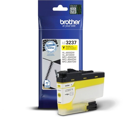 Brother Tintenpatrone LC-3237Y Gelb (ca. 1500 Seiten)