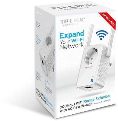 TP-Link TL-WA860RE 300MBit WLAN N Repeater mit Frontsteckdose