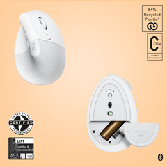 Logitech LIFT FOR MAC, Weiß