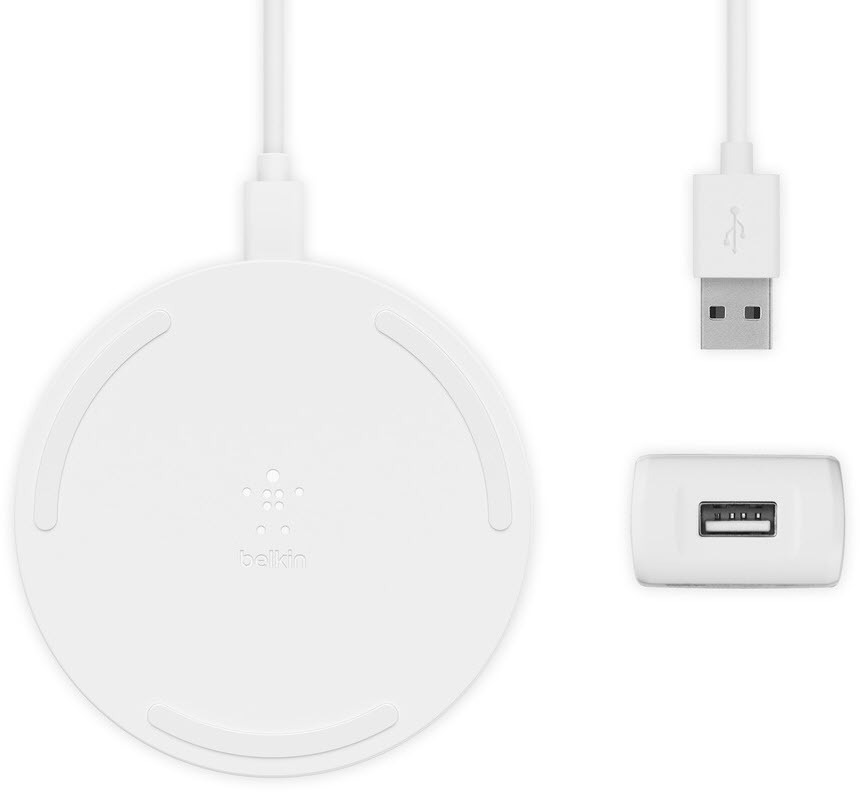 Belkin 10W Wireless Fast Charging Pad QI Apple iPhone Samsung Micro-USB