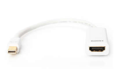 DIGITUS DisplayPort Adapterkabel, mini DP - HDMI 0,15m