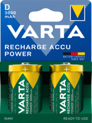 VARTA RECHARGE ACCU Power D 3000mAh Blister 2
