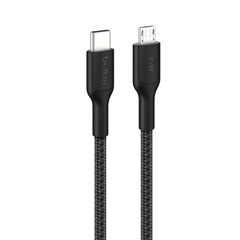 Belkin BoostCharge Pro USB-C auf Micro-USB-Kabel, schwarz